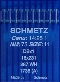 Иглы для промышленных машин Schmetz DBx1 №75