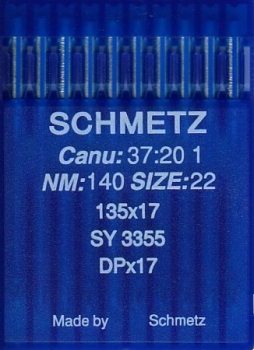 Иглы для промышленных машин Schmetz DPx17 №140